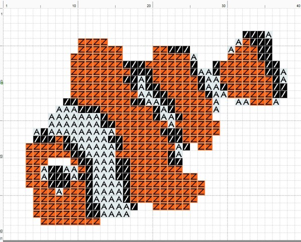 grille point de croix nemo gratuit