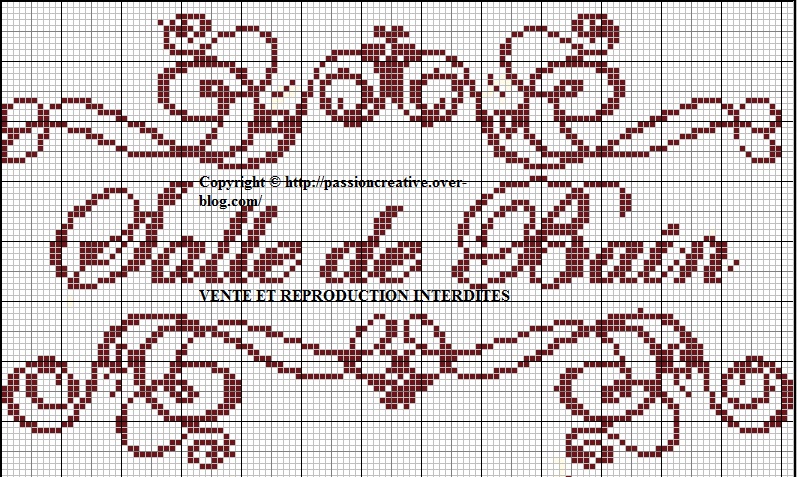 grille point de croix salle de bain gratuite