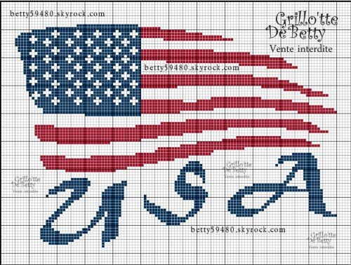 grille point de croix usa