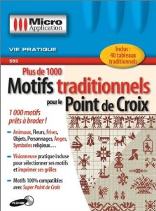 point de croix 1000 motifs indispensables