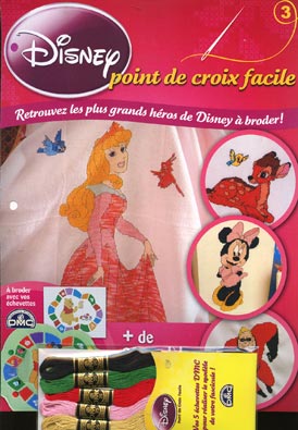 point de croix facile disney