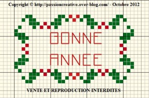 grille point de croix ane