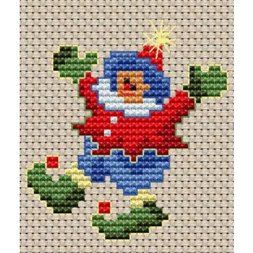 grille point de croix clown