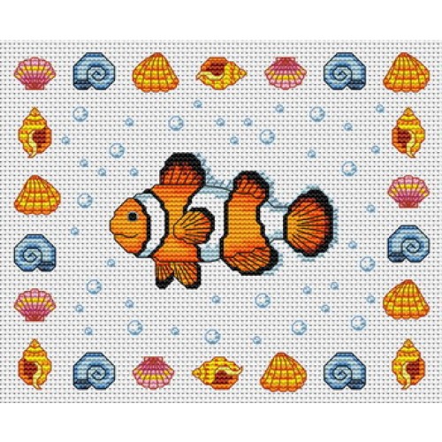 grille point de croix clown