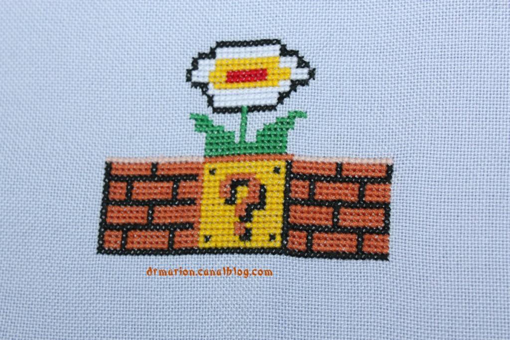 grille point de croix super mario