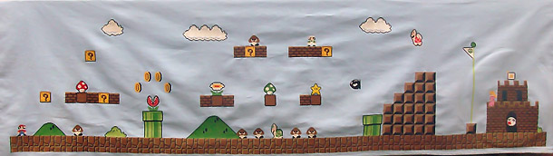 grille point de croix super mario