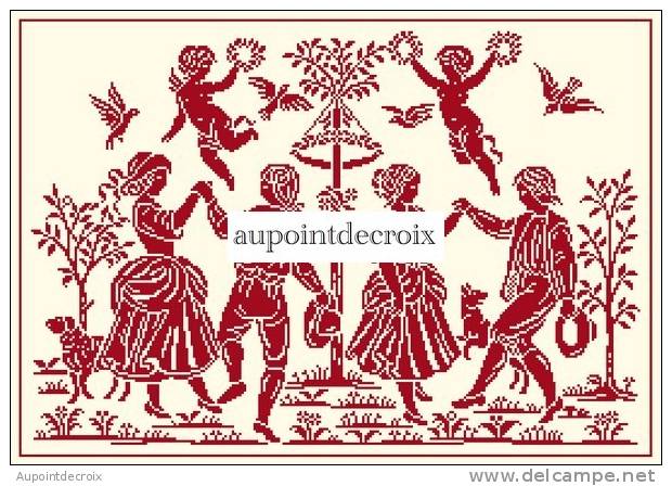 grille point de croix arbre #15