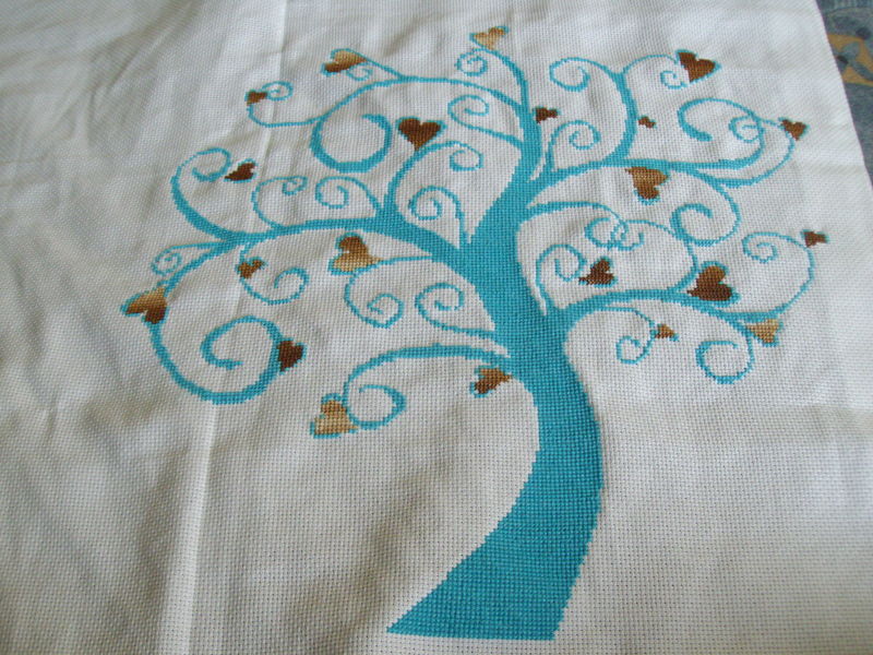 grille point de croix arbre #6