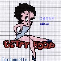 grille point de croix betty boop gratuite