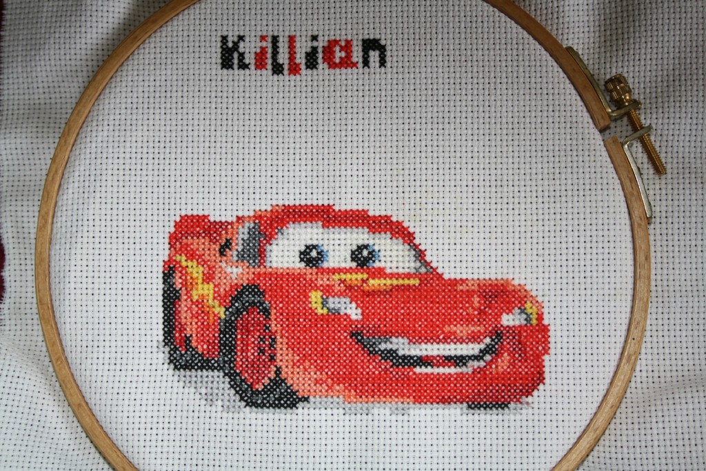 grille point de croix flash mcqueen