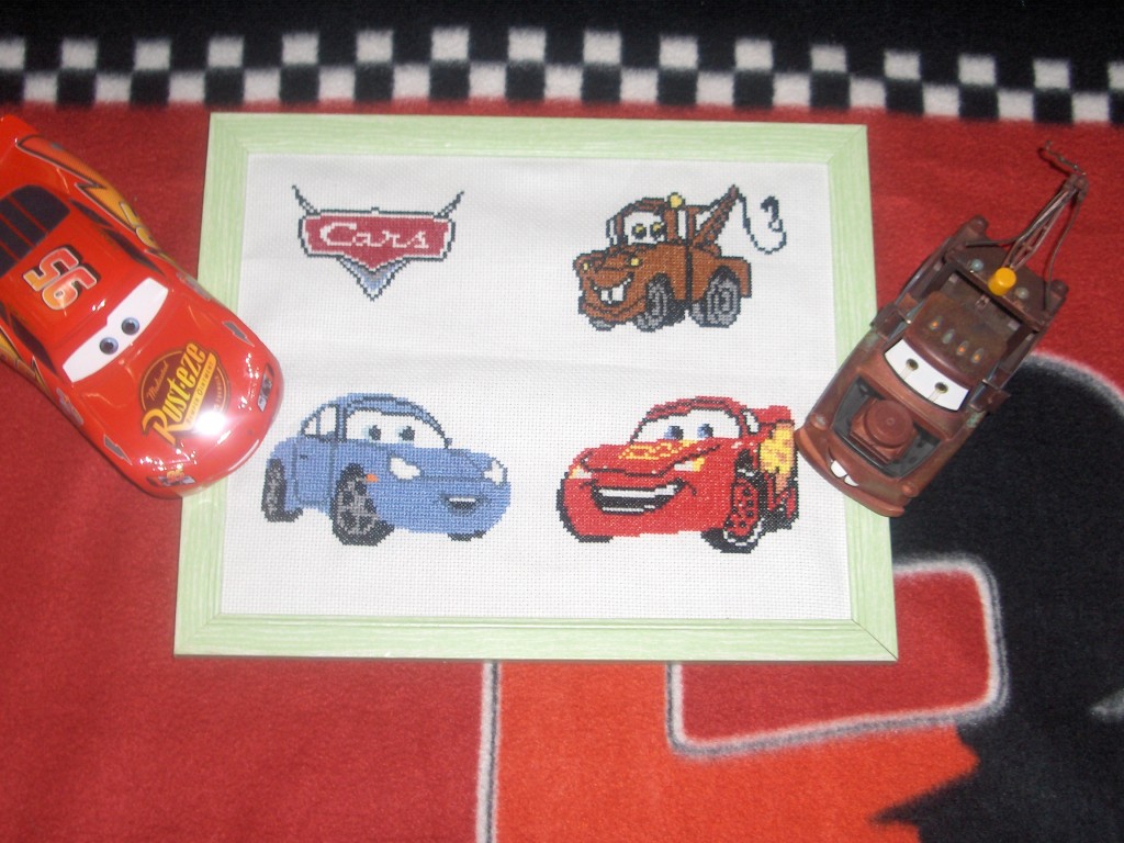 grille point de croix flash mcqueen