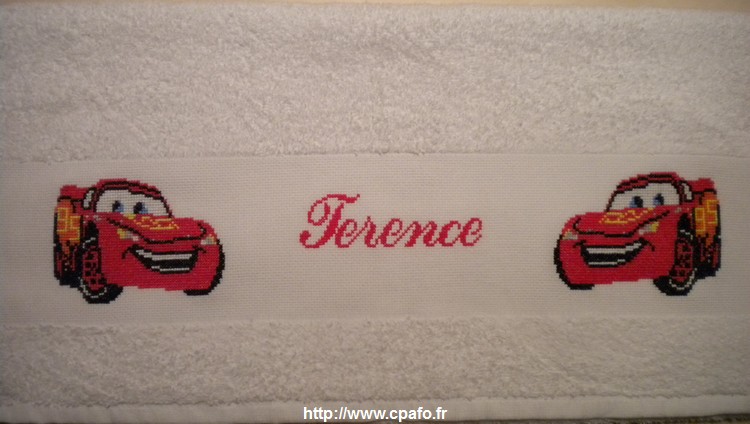 grille point de croix flash mcqueen