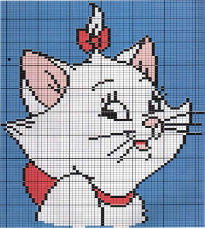 grille point de croix gratuite disney