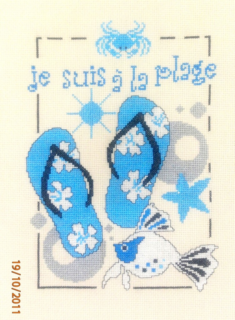 grille point de croix palmier