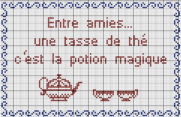 grille point de croix ailes ange
