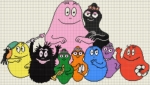grille point de croix barbapapa gratuit