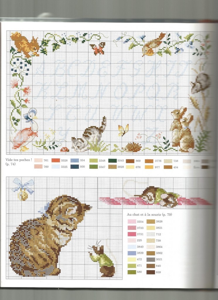 grille point de croix beatrix potter