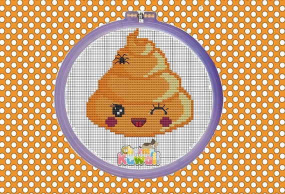 grille point de croix kawaii