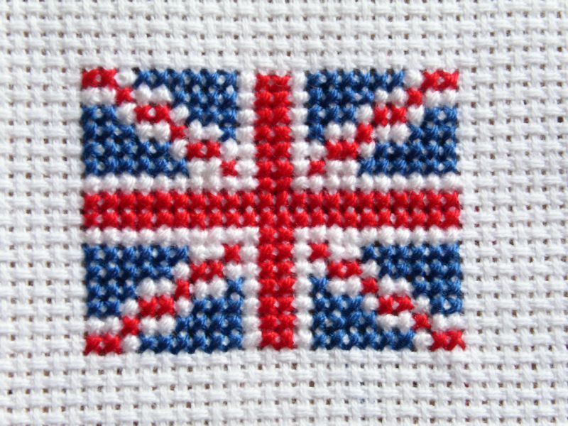 grille point de croix union jack