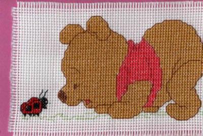 grille point de croix winnie l ourson naissance