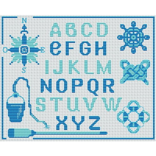 motif et abecedaire point de croix