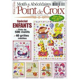 motif et abecedaire point de croix