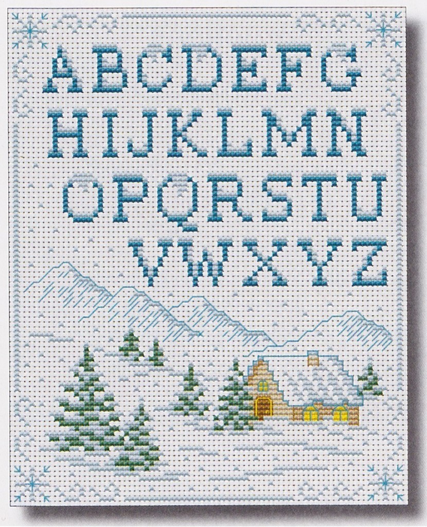 motif et abecedaire point de croix