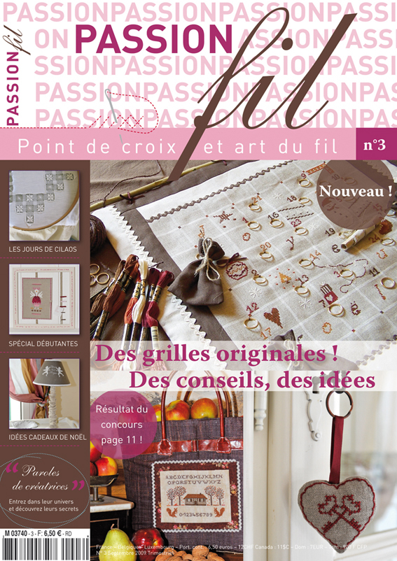 point de croix 3 fils