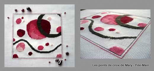 point de croix contemporain