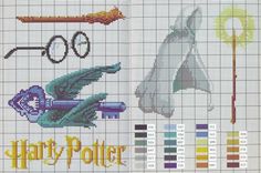 grille point de croix harry potter