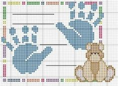 point de croix bebe pinterest
