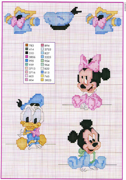 point de croix disney