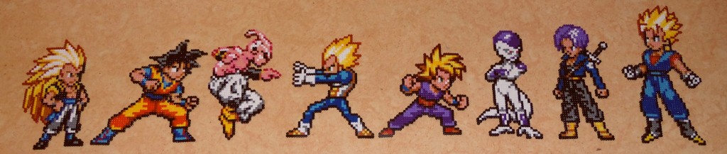 point de croix dragon ball z