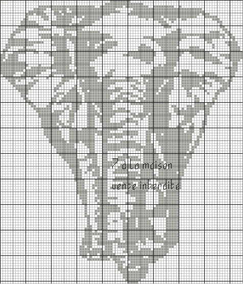 point de croix elephant