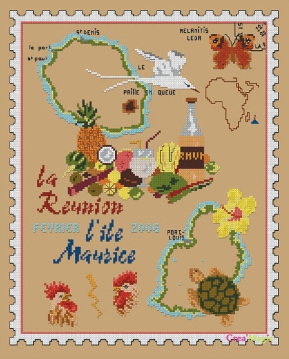 point de croix ile de la reunion