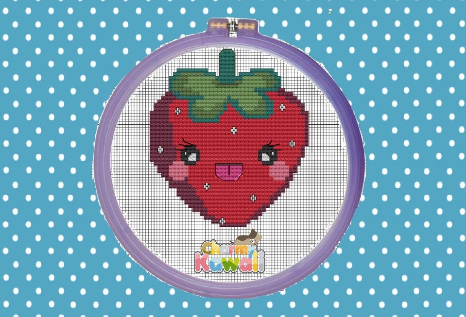 point de croix kawaii
