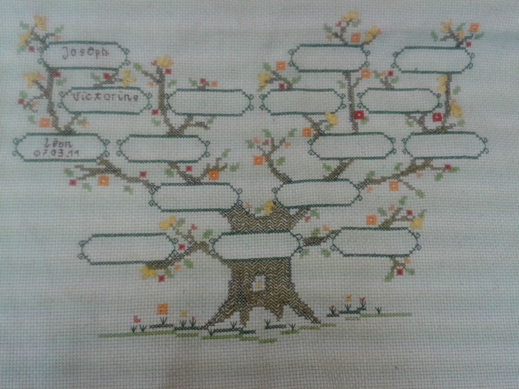 grille point de croix arbre genealogique #2