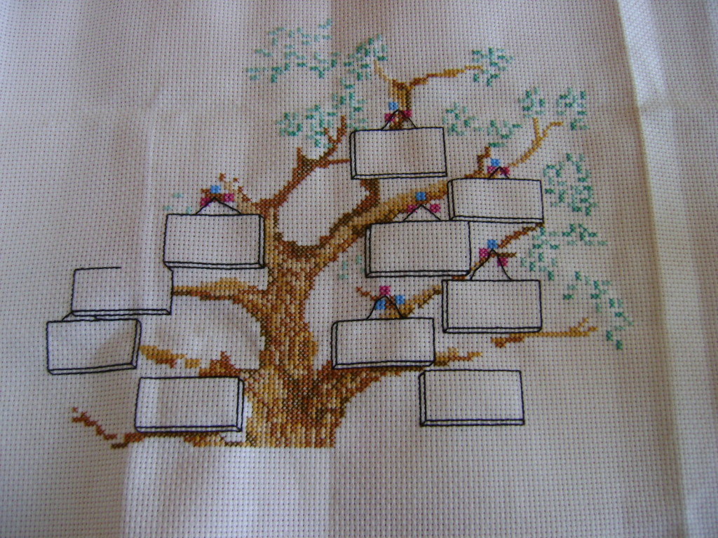 grille point de croix arbre genealogique #4