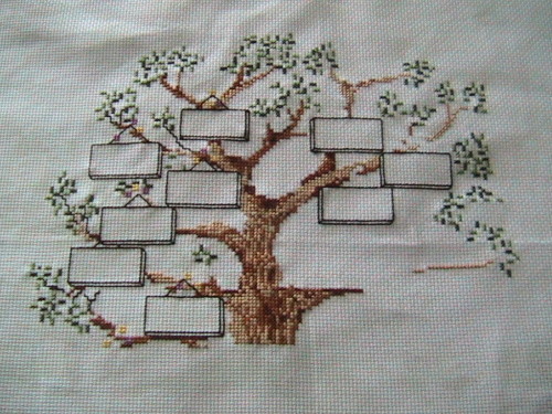 grille point de croix arbre genealogique #6