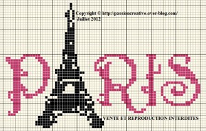 grille point de croix paris