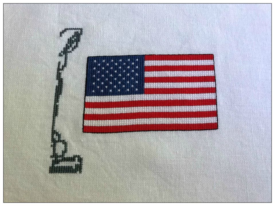 point de croix americain