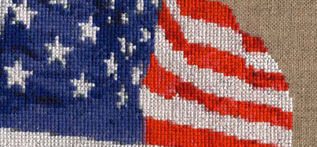 point de croix americain