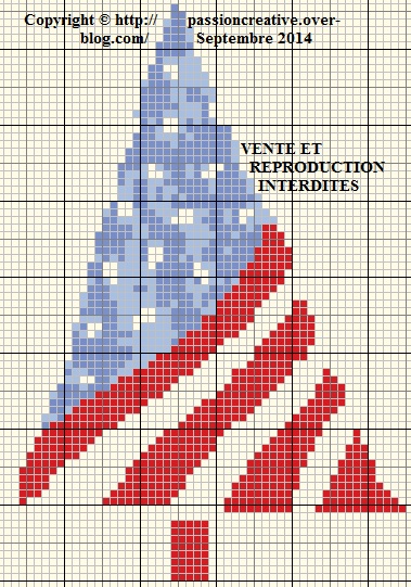 point de croix americain