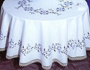 point de croix nappe