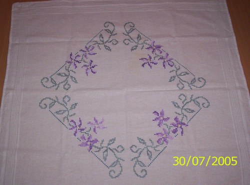 point de croix nappe