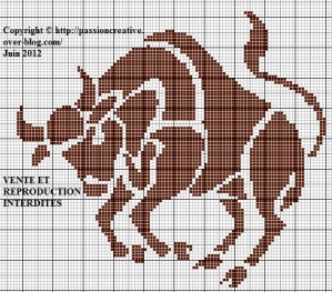 grille point de croix horoscope