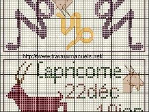 grille point de croix horoscope