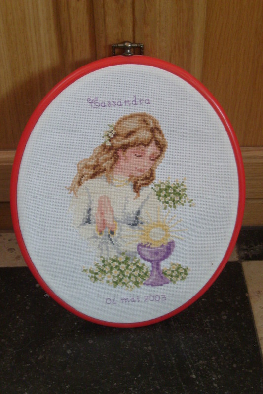 motif point de croix communion
