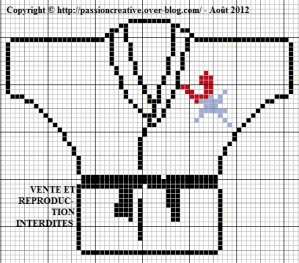 point de croix judo