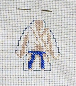 point de croix judo